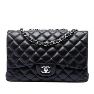 Chanel unisex, Pre-owned, Zwart, Maat: ONE Size Leer