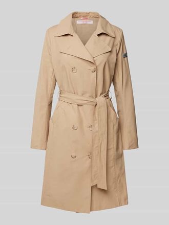 Frieda & Freddies Trenchcoat mit Bindeg&uuml;rtel Modell HILLARY NEO in Beige, Gr&ouml;&szlig;e 38