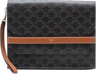 Celine Pre-owned Clutches, female, Brown, Size: ONE SIZE Pre-owned Clutch