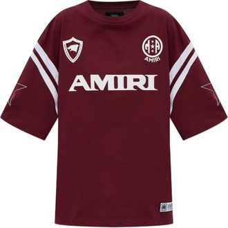 Amiri T-shirt con logo - Rosso