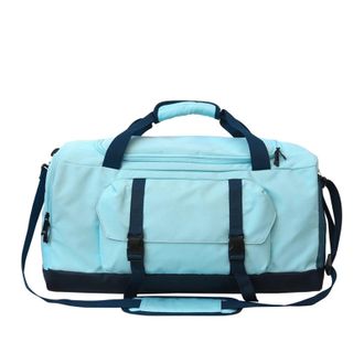 Generic Compatible For Sports Duffle Bag Gym Travel Large Capacity Durable Design(SKY BLUE)