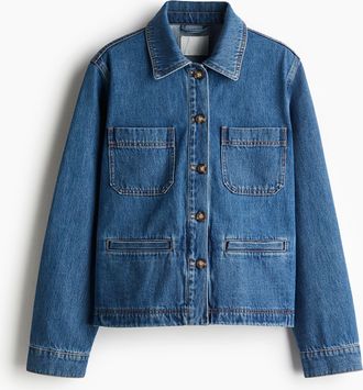 H&M Twilljacke - Denimblau