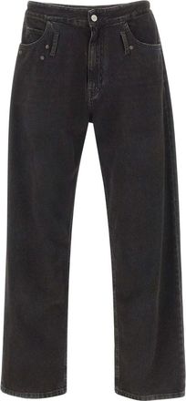 Maison Margiela Hombre, Vaqueros, Negro, Talla: W34