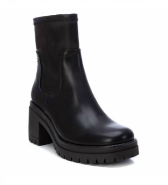 Xti Womens Ankle Slip-On Booties In Black
