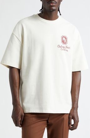 Amiri MA Chateau Oversize Graphic T-Shirt in Ivory at Nordstrom, Size Xxx-Large