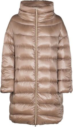 Herno Cappotto oversize a collo alto - Marrone