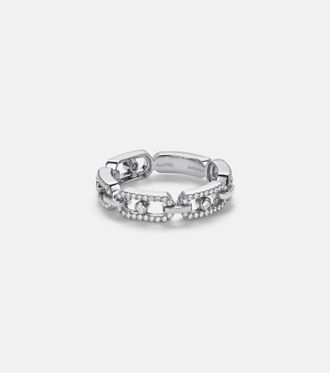 Messika Anillo Move Link de oro blanco de 18 ct con diamantes