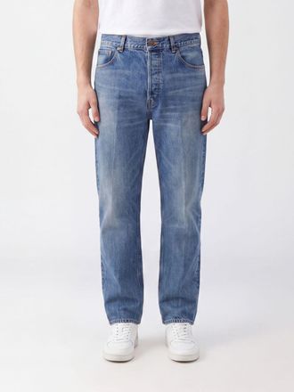 Celine Jeans straight fit in denim di cotone a vita media