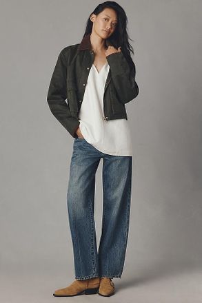 Pistola Denim Lexi Petite Mid-Rise Straight Jeans
