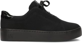 Kazar Dames zwarte sneakers met aantrekkelijke vetersluiting. Dit product valt klein uit. - Dames - Sneakers - Zwart - 39 EU - Leer - Schoenen
