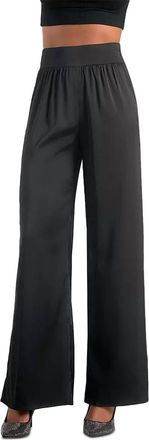Elan Daniella Wide Leg Pants In Black