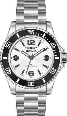 Invicta Specialty 69712 Herenhorloge - Quartz Uurwerk - Roestvrij Staal met Zilveren Wijzerplaat - 40 mm