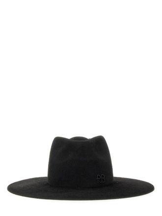 Ruslan Baginskiy Black Logo Fedora Hat