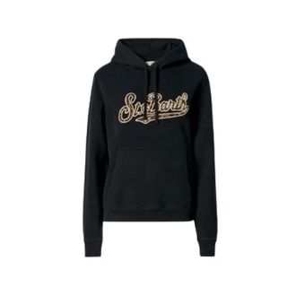 Saint Barth Virginia Hoodie - Dames - Hoodies - Zwart - XS - Katoen - Hoodies & sweatvesten