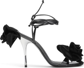 Magda Butrym Sandalen met hoge hak - Dames - Sandalen met hakken - Zwart - 40 EU - Leer - Schoenen