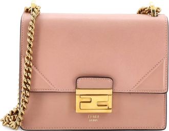 Fendi Kan U Shoulder Bag Leather Small crossbody bag - Roze