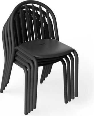 Fatboy Freds Outdoor Stuhl, anthrazit (4er Set) (Exklusive Edition)