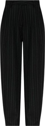 Off-white Broeken, Dames, Zwart, XS, Wol, Wol zijden broek