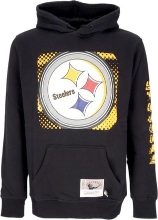 Mitchell & Ness Pittsburgh Steelers NFL Hoodie Zwart - Heren - Hoodies - Zwart - S - Katoen - Hoodies & sweatvesten