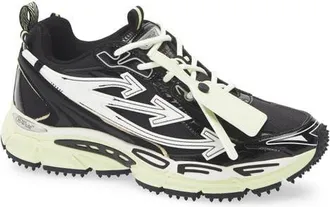 Off-white Be Right Back Sneaker in Black - Lime at Nordstrom, Size 10Us