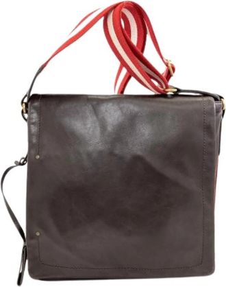 Bally Pre-owned Shoulder Bag - Dames - Vintage Schoudertas - Bruin - ONE Size - Leer - Vintage