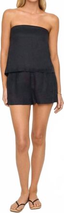 L*Space Lia Linen Short In Black