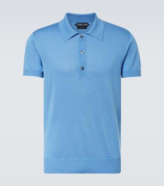 Tom Ford Polo in seta e lino