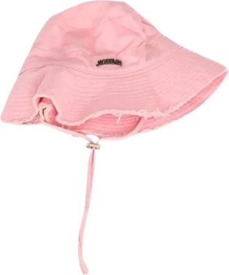 Jacquemus Pre-owned Accessories, female, Pink, Size: ONE SIZE Pre-owned Cotton Hat