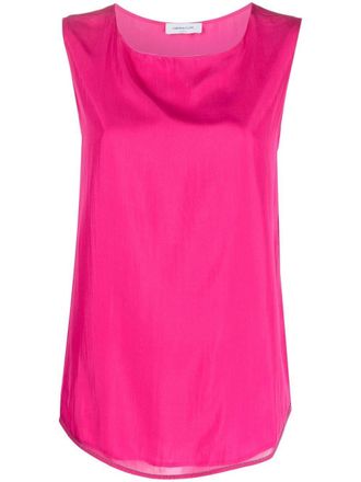 Fabiana Filippi bead-embellished sleeveless top - Pink