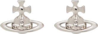 Vivienne Westwood Accessoires, Dames, Grijs, ONE Size, Lorelei Stud Oorbellen