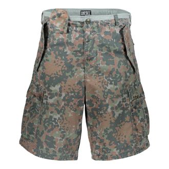 Diesel Casual Shorts, male, Green, Size: W29 Bermuda Shorts