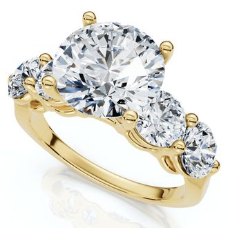 Pompeii3 Certified 3 1/2Ct Diamond Engagement Ring 14k Gold or Platinum Lab Grown