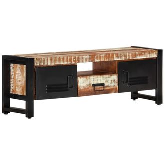 vidaXL Mueble De Tv Madera Maciza Reciclada 120x30x40 Cm Vidaxl