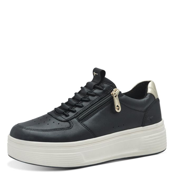 Tamaris Sneaker Schwarze Sneaker Damen Stoff Tamaris Comfort Damen
