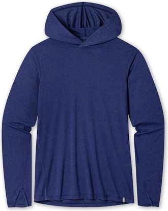 Stio | Mens Divide Hooded Pullover, Size Medium in Mountain Shadow Heather | Cotton