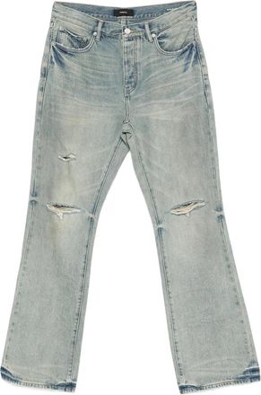 Purple P026 Ripped Bootcut Denim