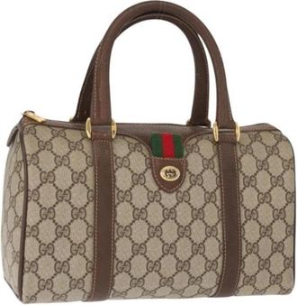 Gucci Pre-owned Handbags, female, Beige, Size: ONE SIZE Pre-owned Plastic Handbag