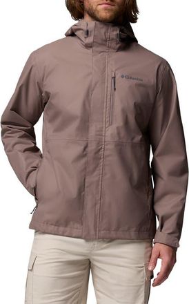 Columbia Hikebound II Rain Jacket in Iron at Nordstrom, Size Xx-Large