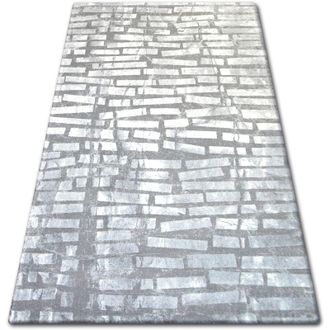 RugsX Rugsx - Alfombra Acr&iacute;lica Patara 0244 Crema/color Blanco Arena Grey 80x150 Cm