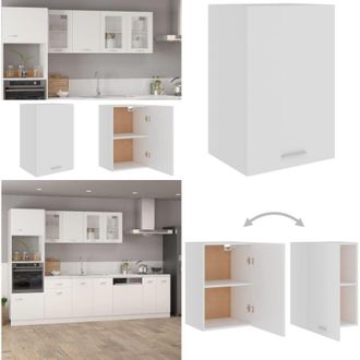 vidaXL Mobile Pensile Lyon Bianco 39,5x31x60 cm - Mobile pensile - Armadio da cucina