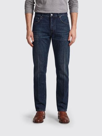 Pantaloni Torino Jeans slim fit in denim di cotone a vita media con cinque tasche
