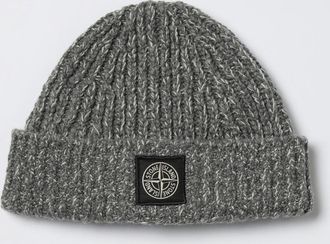 Stone Island Cappello N100014 Fancy Yarn Stone Island in lana moulinè