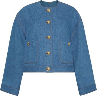 Adam Lippes Giacca denim Nessy - Blu