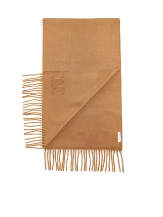 Max Mara Womens Scarf Wsdalia Camel Cashmere Beige Scarfs