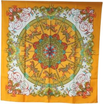 Herm&egrave;s Pre-owned Foulard Carr&eacute; in Seta - - Pre-owned - Donna - Multicolore - ONE SIZE