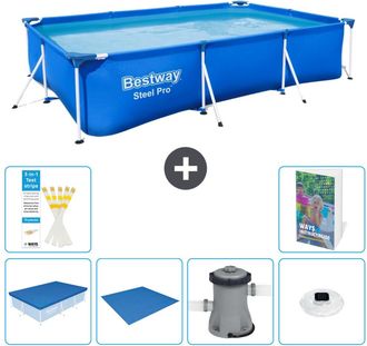 Bestway Piscina Bestway Steel Pro Rectangular - 300x201x66 Cm - 7-piezas S74