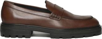 Hogan H673 Loafer - Heren - Loafers - Bruin - 44 EU - Leer - Schoenen