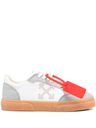 Off-white New Vulcanized low-top sneakers - women - Leather - 37 - 140 WHITE - LIGHT BLUE