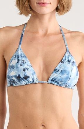 Good American String Bikini Top in Blue Angel Print at Nordstrom Rack, Size X-Large