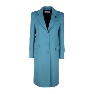 Lardini Jassen, Dames, Blauw, S, Wol, Cappotti Jas